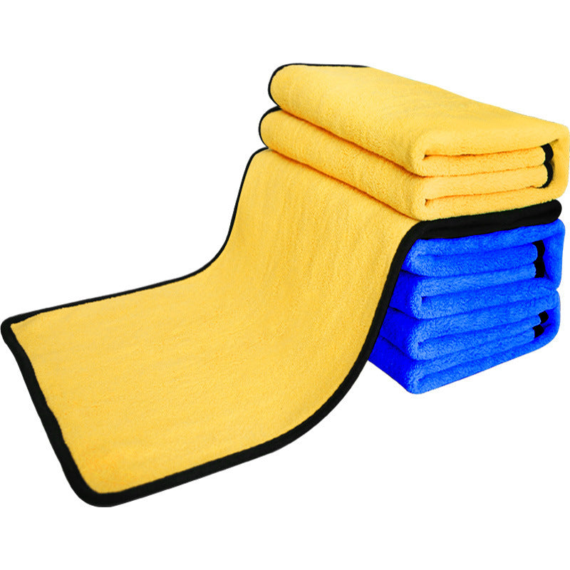 Flag Village Auto Tools Car wash towel cleaning cloth special towel not lint car glass absorbent rag non-deer skin towel thickening without leaving marks