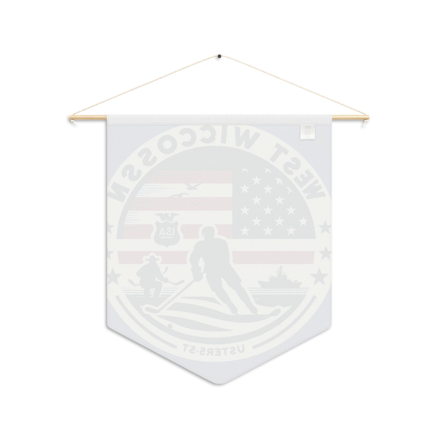 Flag Village Wisconsin State Flag Pennant Sporting Home Wall decoration WI0001