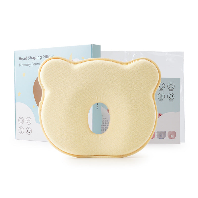 Flag Village Newborn Baby Gift Box Set Pillow Bear Shaped Pillow