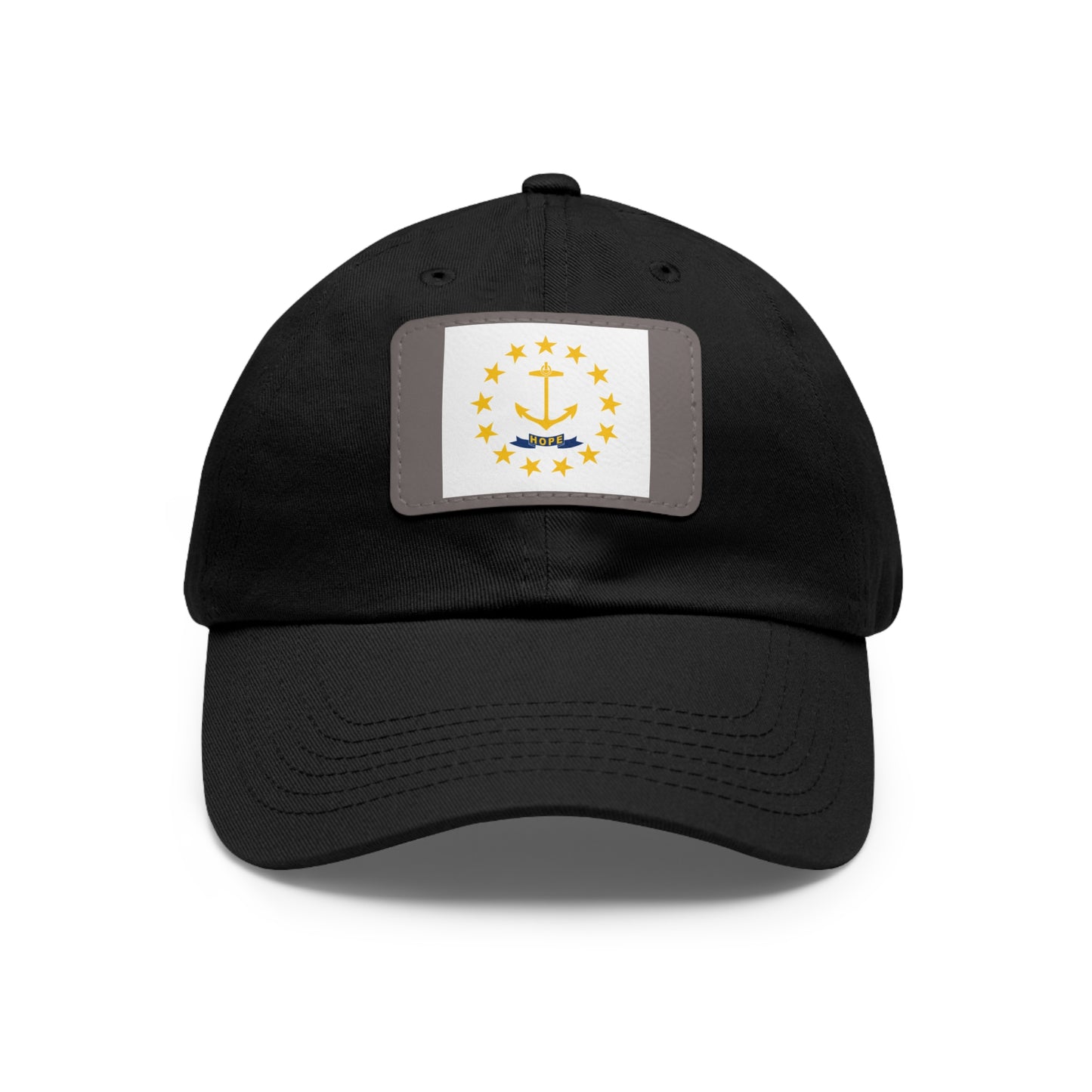 Flag Village USA Rhode Island State Flag Hat Cap with Leather Patch
