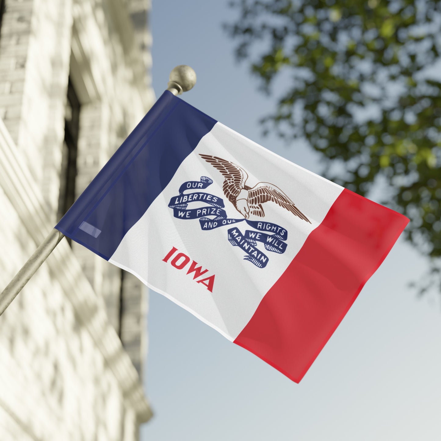 Flag Village USA Iowa State Flag 18" x 12" / 36" x 24" / 60" x 36"