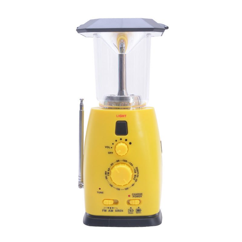 Flag Village Solar Hand-cranked Multifunctional Emergency Light