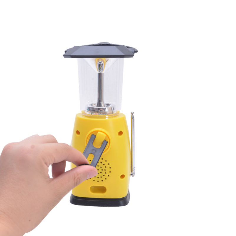 Flag Village Solar Hand-cranked Multifunctional Emergency Light