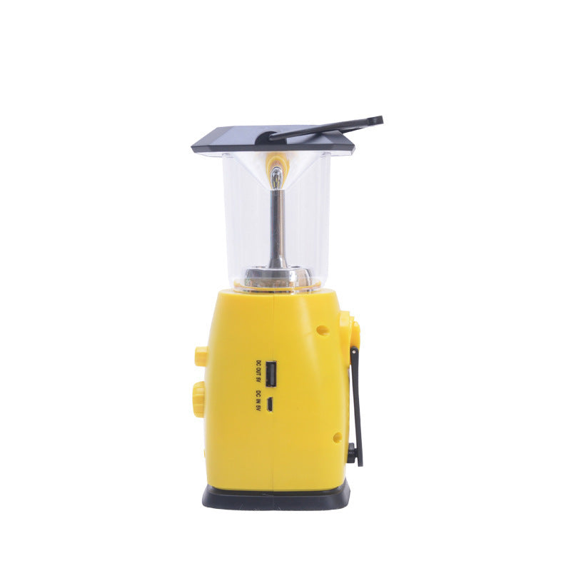 Flag Village Solar Hand-cranked Multifunctional Emergency Light