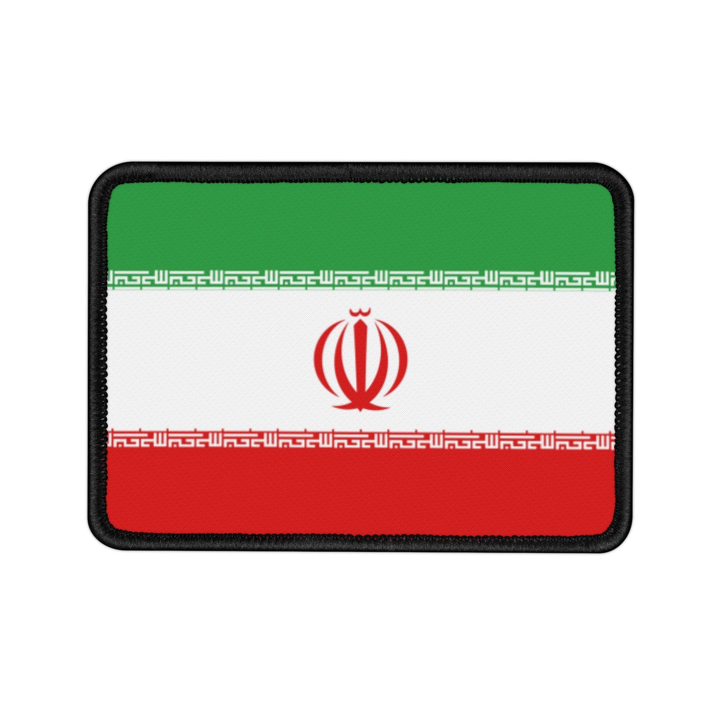 Flag Village Iran Flag Embroidery Iron-On Patches