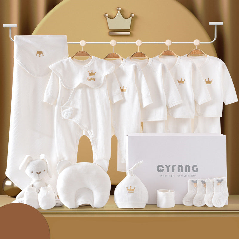Flag Village Baby Clothes Autumn And Winter Newborn Gift Box Set