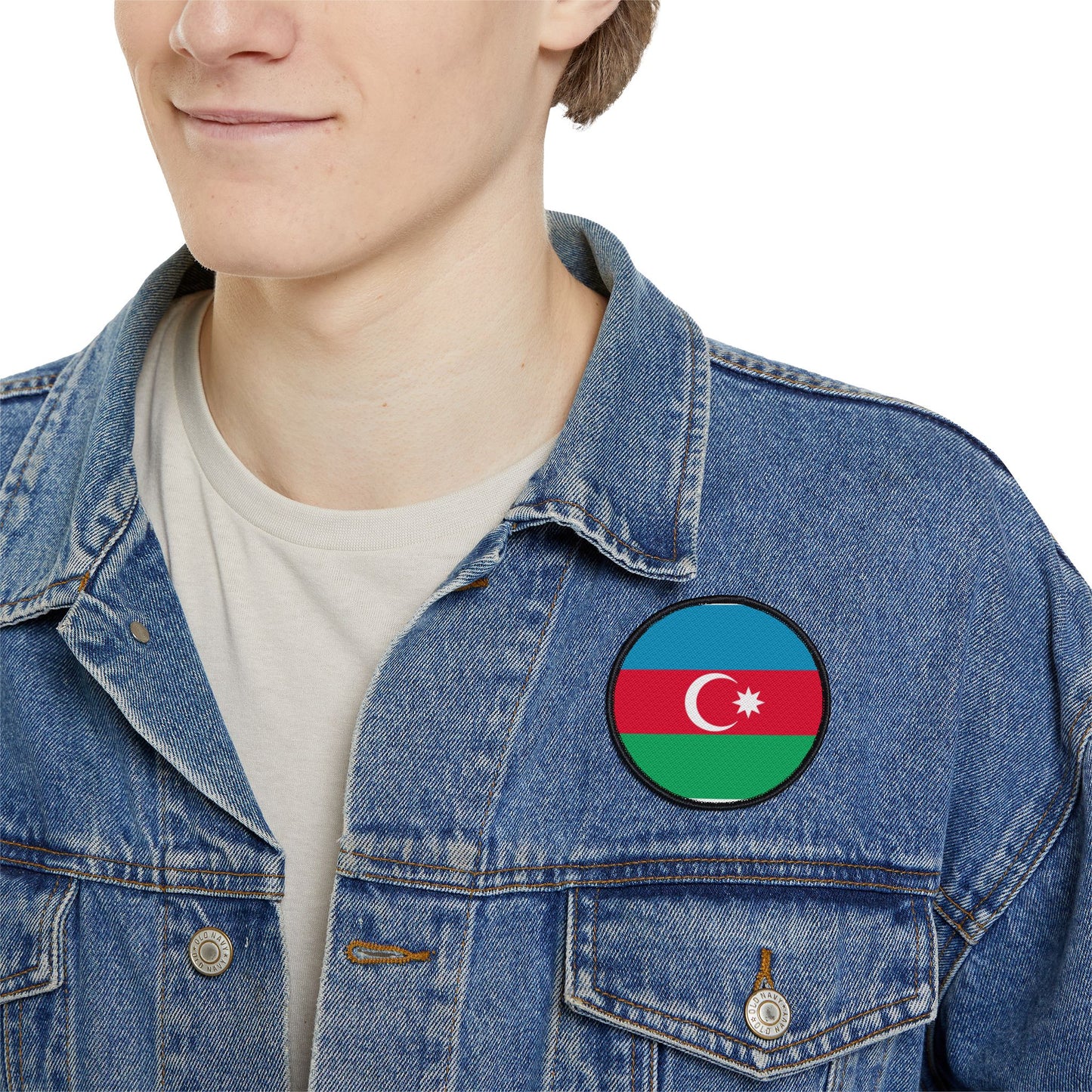 Flag Village Azerbaijan Flag Embroidery Iron-On Patches
