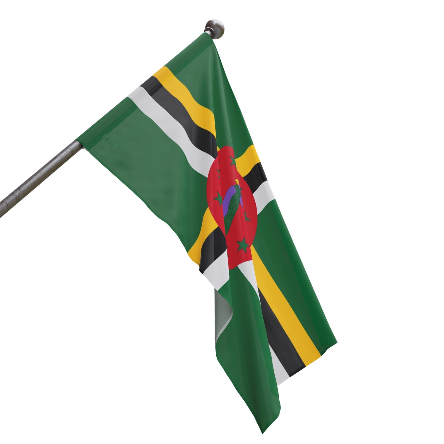 Flag Village Dominica Flag 18" x 12" / 36" x 24" / 60" x 36"