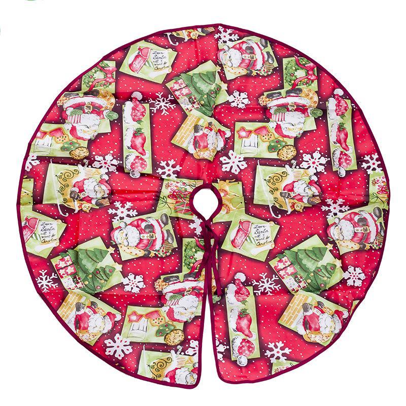 Flag Village Christmas tree skirt Christmas tree decorations Christmas gifts Christmas scene matching
