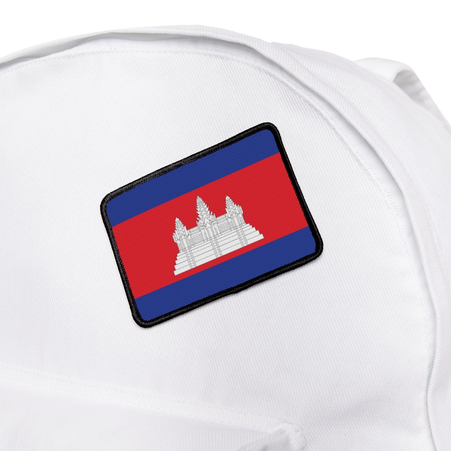 Flag Village Cambodia Flag Embroidery Iron-On Patches