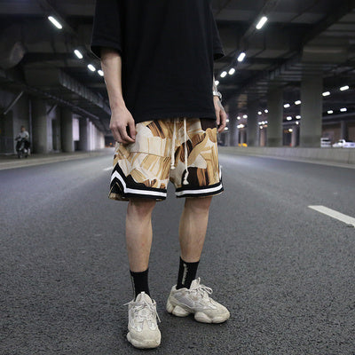 Flag Village Floral loose shorts beach shorts