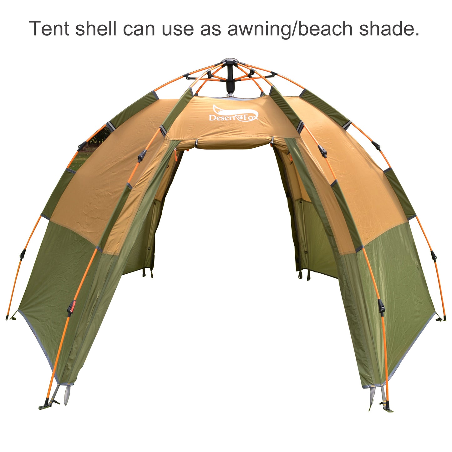 Flag Village Fully Automatic Hexagonal Speed-opening Rainstorm-proof Camping Tent
