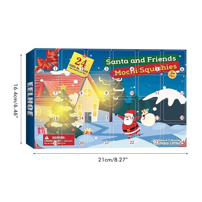 Flag Village Christmas Jewelry Calendar Gift Box Set Diy Beaded Blind Box Bracelet