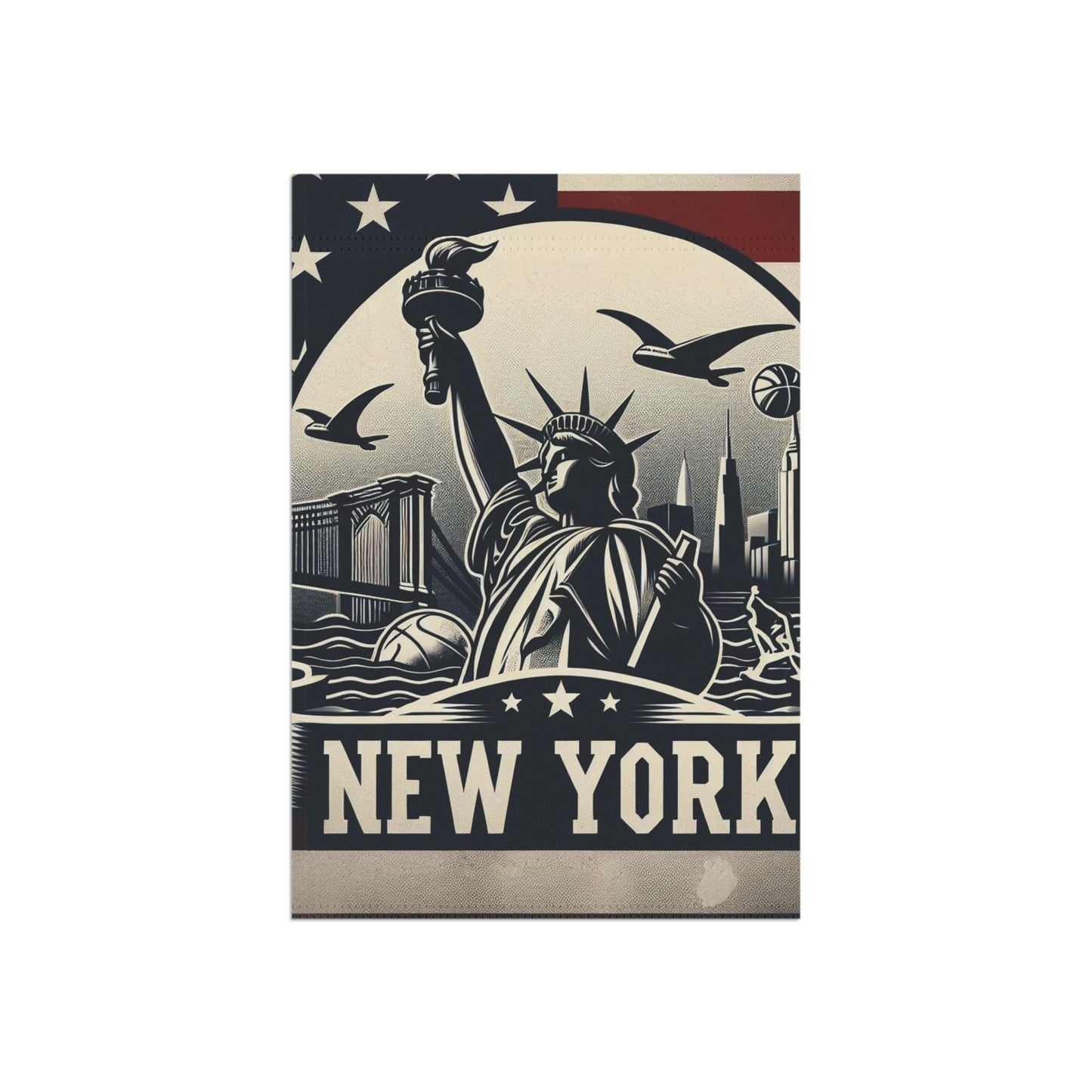 Flag Village New York State Flag Sporting Garden & House Banner NY0001
