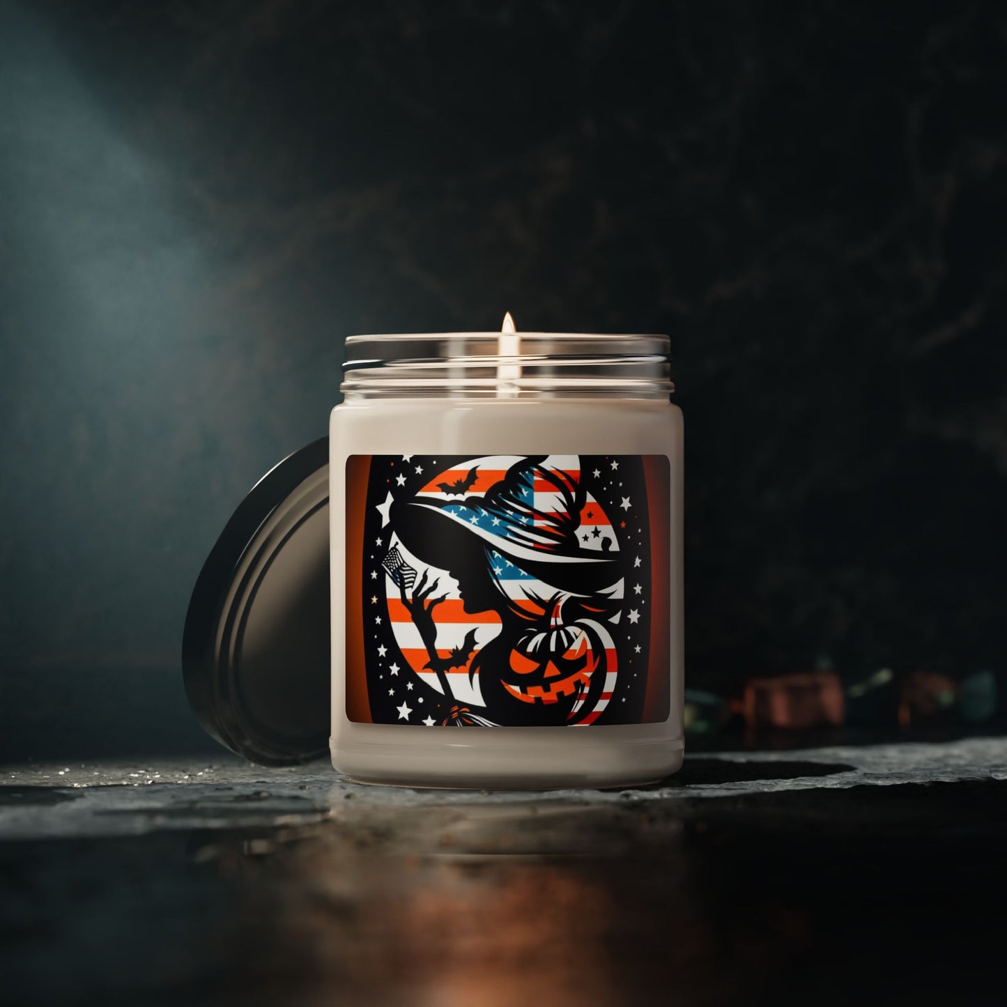 Flag Village Halloween Pretty Witch Scented Soy Candle, 9oz HW0032