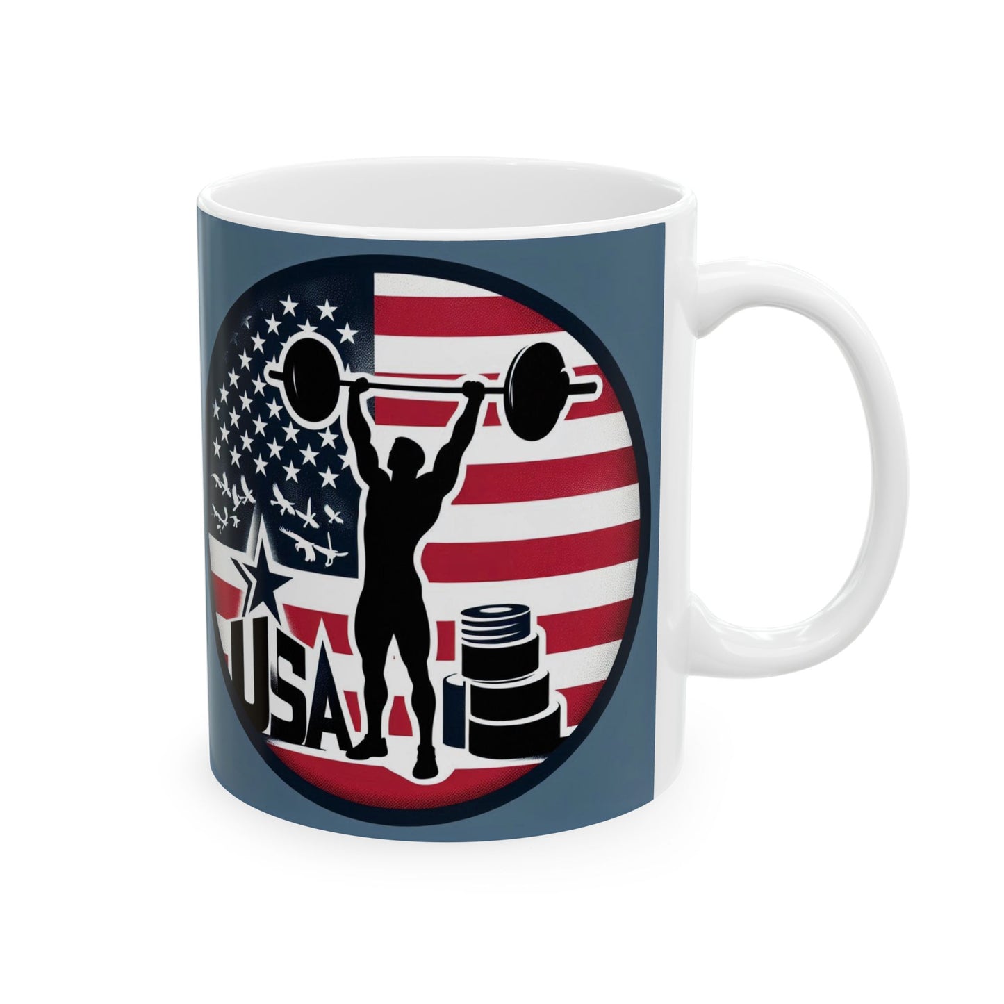 Flag Village United States Sporting Flag Ceramic Coffee Mug 11oz USA0010