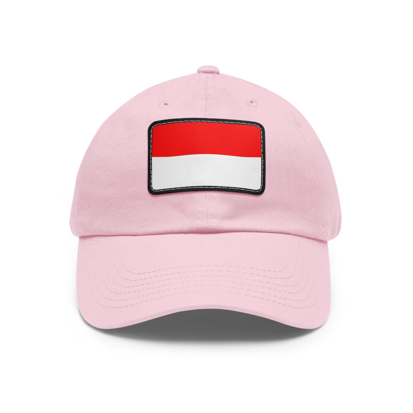 Flag Village Indonesia Flag Hat Cap with Leather Patch