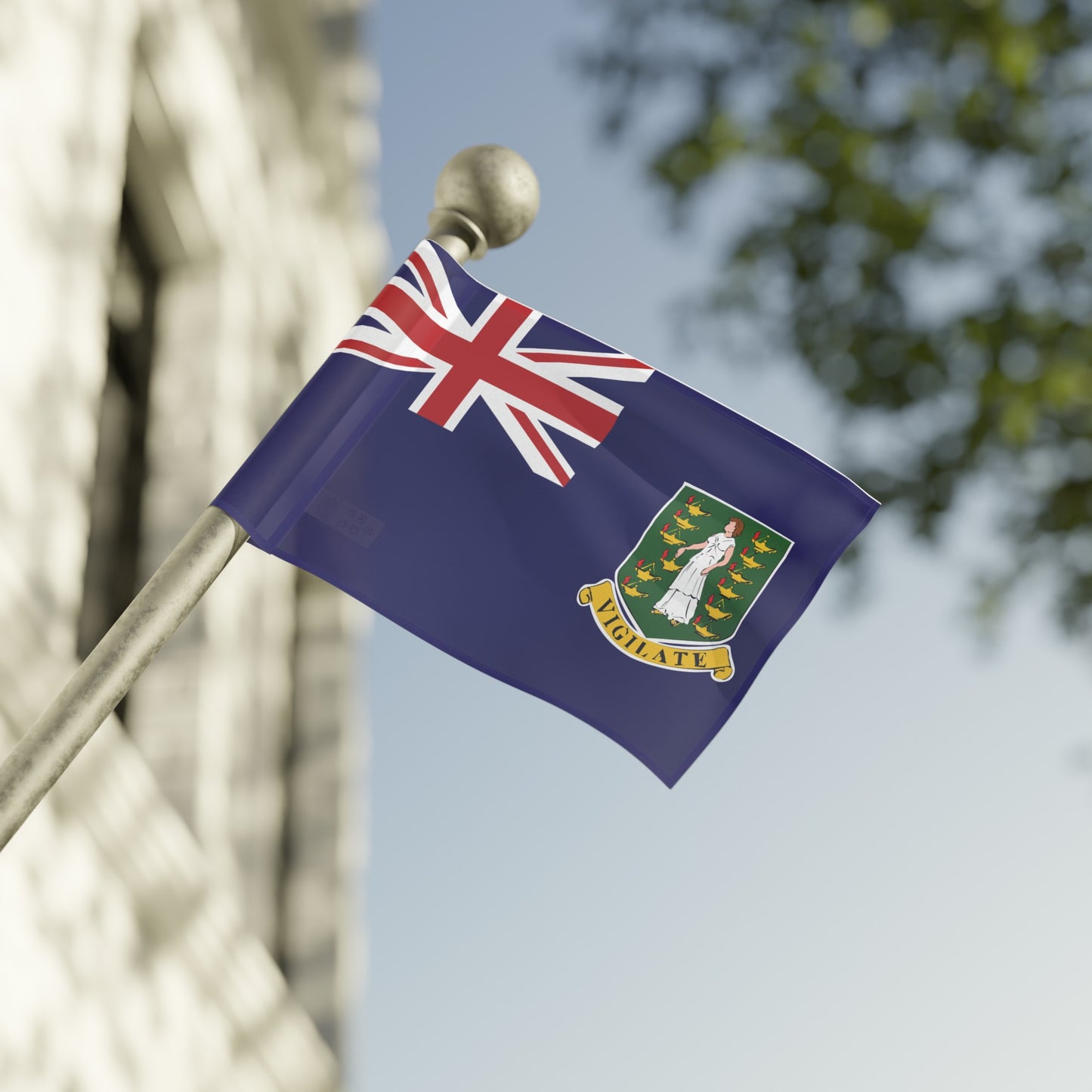 Flag Village Virgin Islands(British Virgin Islands) Flag 18" x 12" / 36" x 24" / 60" x 36"