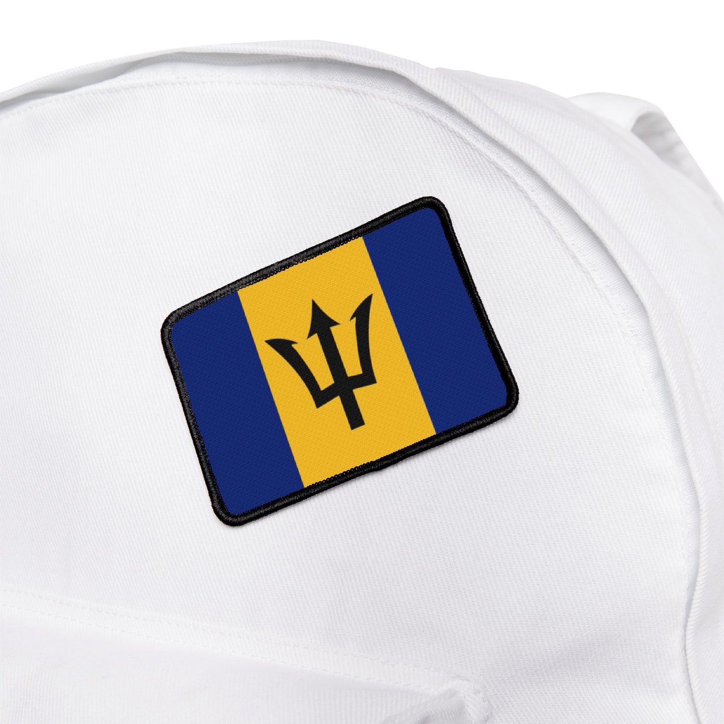 Flag Village Barbados Flag Embroidery Iron-On Patches