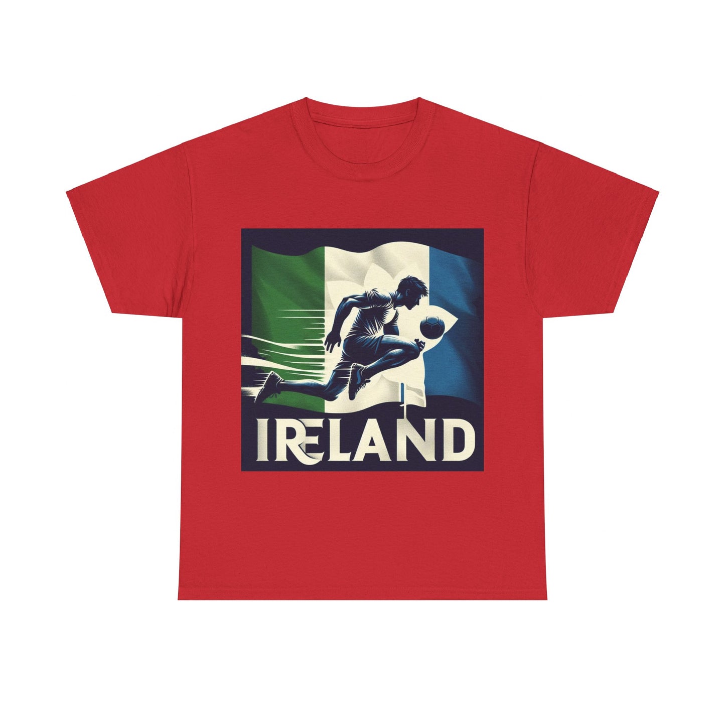 Flag Village Ireland Sporting Flag T-SHIRT Heavy Cotton Tee IRL0008