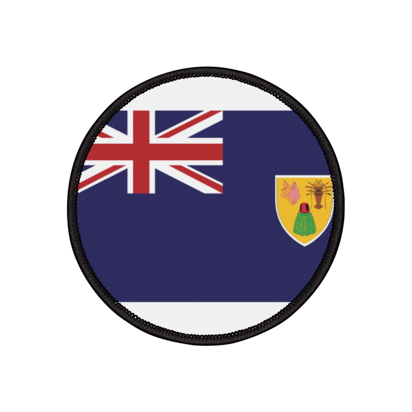 Flag Village Turks And Caicos Islands Flag Embroidery Iron-On Patches