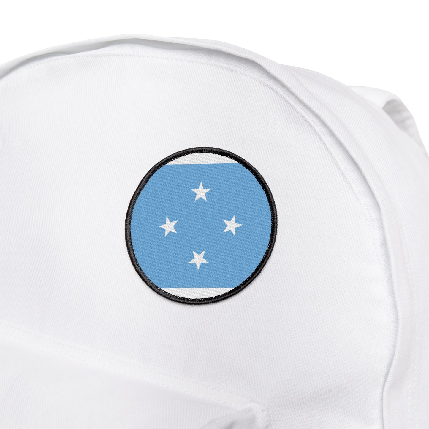 Flag Village Micronesia Flag Embroidery Iron-On Patches