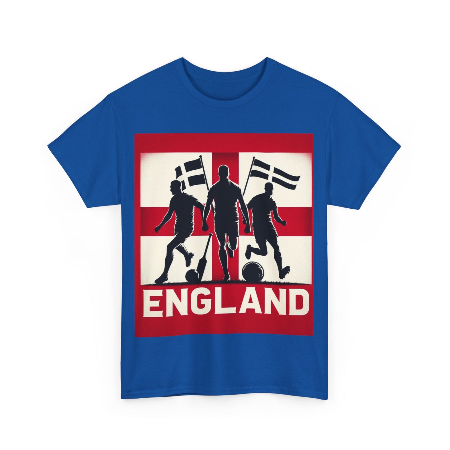 Flag Village England Sporting Flag T-SHIRT Heavy Cotton Tee GBR0011
