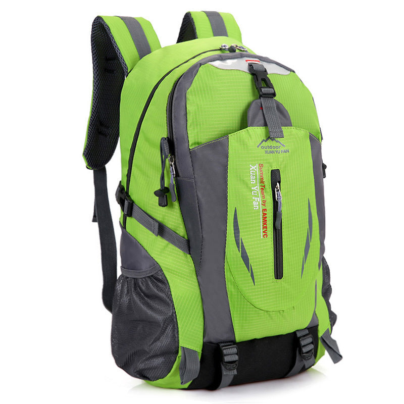 Flag Village Outdoor mountaineering bag men and women riding backpack Korean sports bag leisure travel backpack
