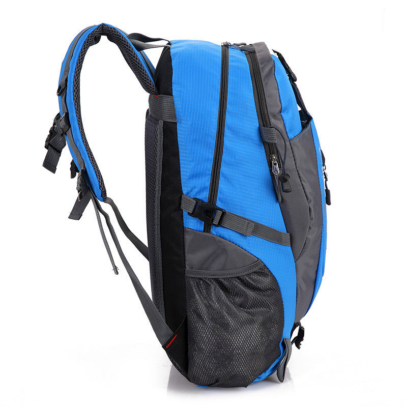 Flag Village Outdoor mountaineering bag men and women riding backpack Korean sports bag leisure travel backpack