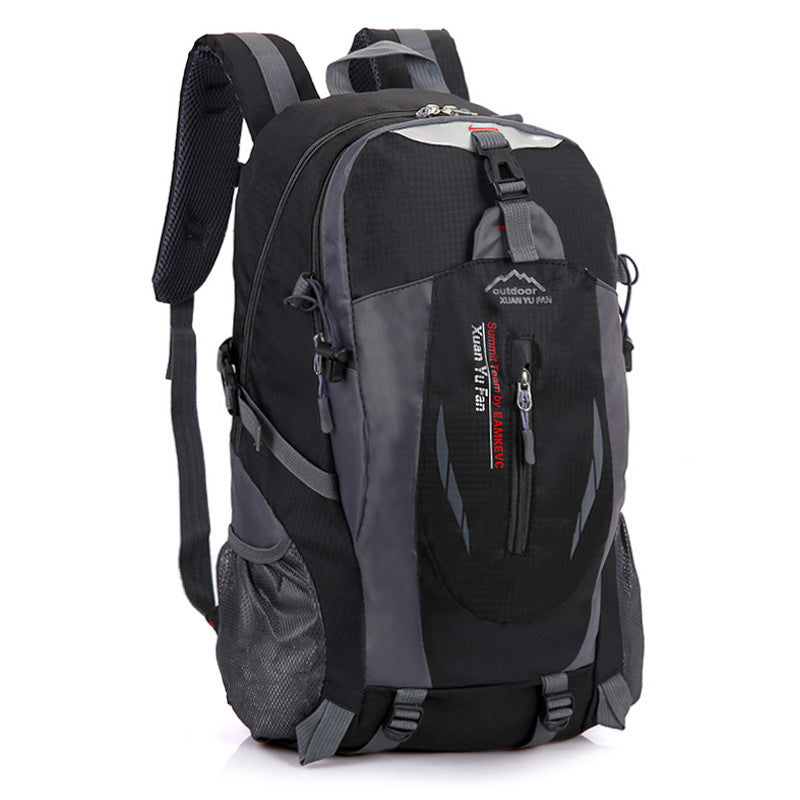 Flag Village Outdoor mountaineering bag men and women riding backpack Korean sports bag leisure travel backpack