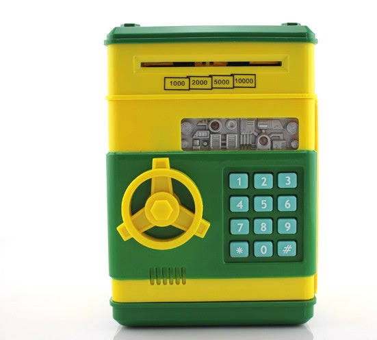 Flag Village Automatic Paper Money Piggy Bank Gift Money Box Safe