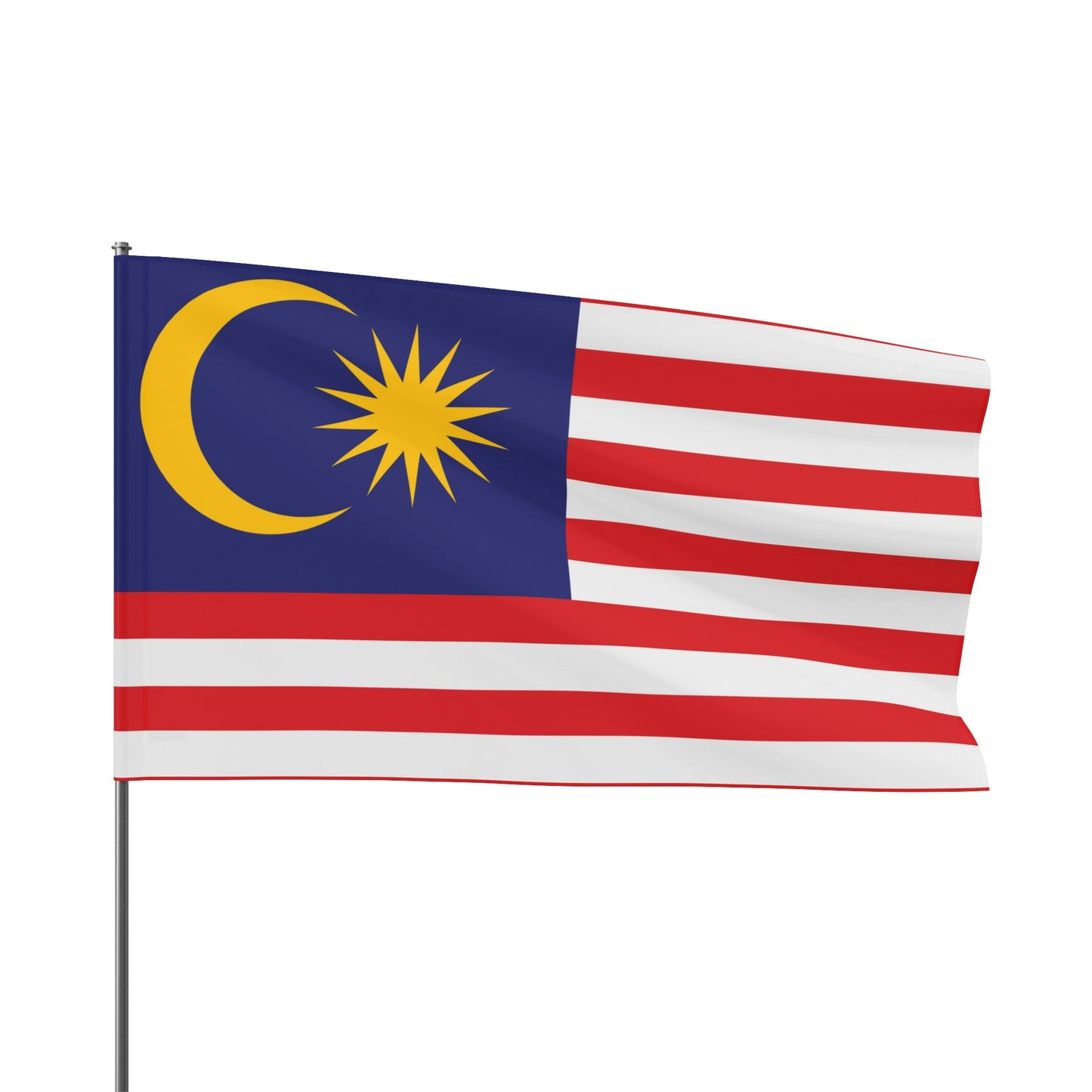 Flag Village Malaysia Flag 18" x 12" / 36" x 24" / 60" x 36"