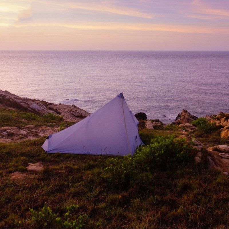 Flag Village Silicon Coated Outdoor Camping Pyramid Tent