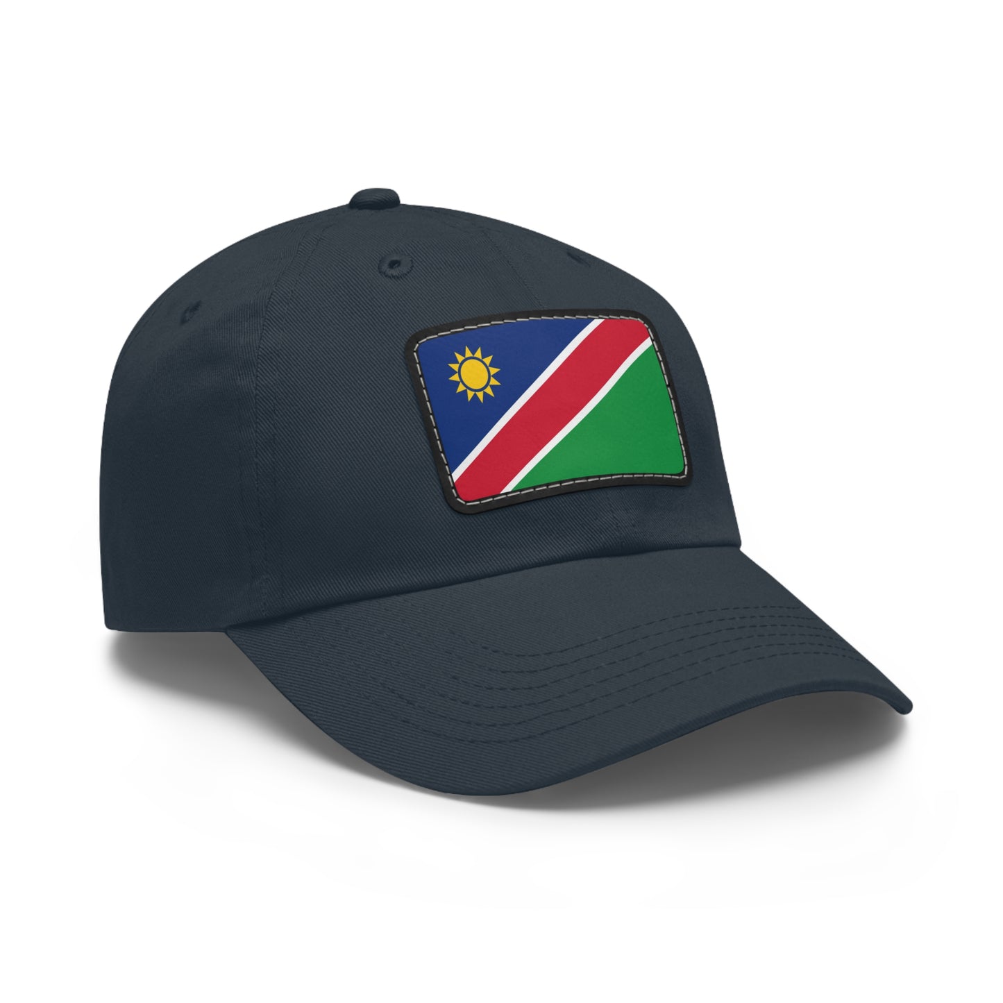 Flag Village Namibia Flag Hat Cap with Leather Patch