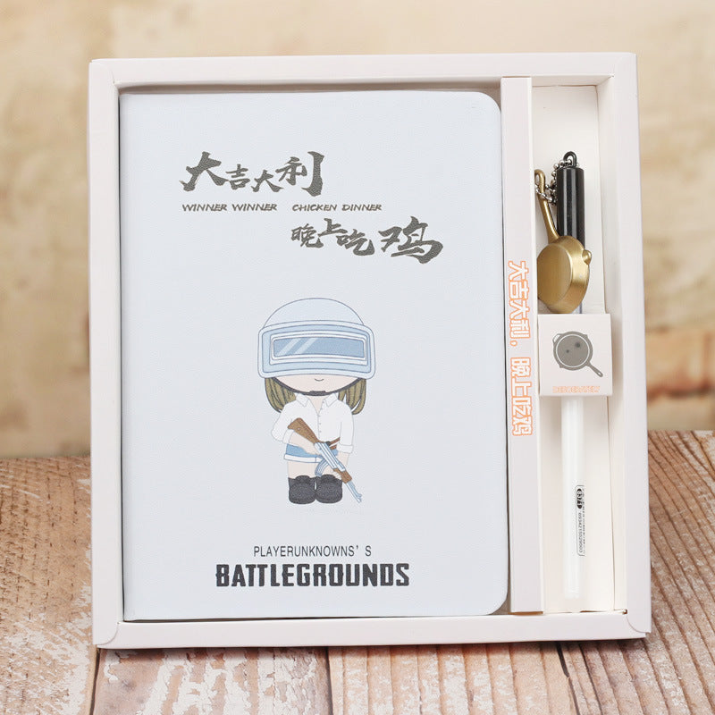 Flag Village Cartoon Notebook Suit Couple Notebook Gift Box