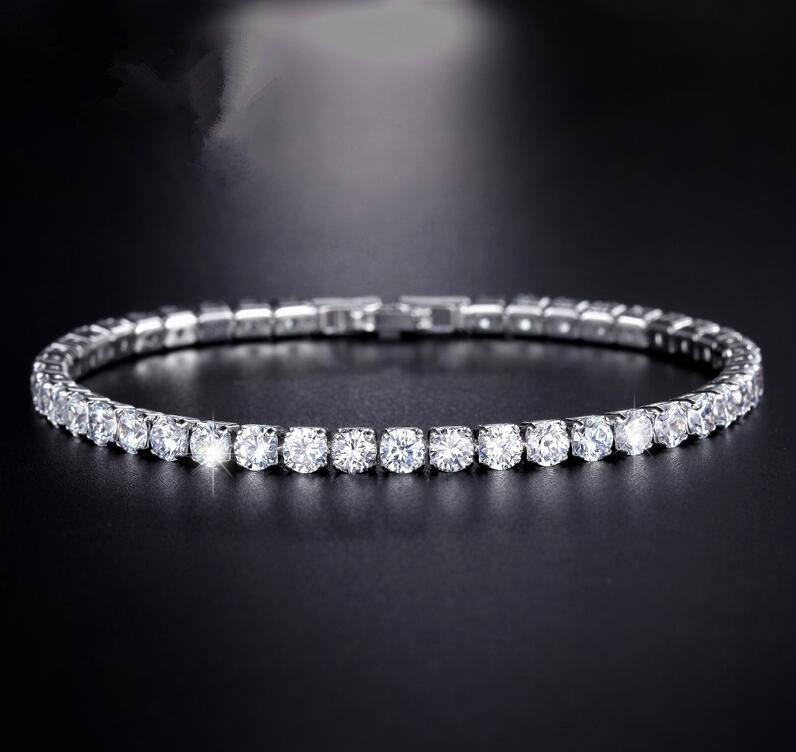 Flag Village Cubic Zirconia Tennis Bracelet & Bangles For Women Christmas Gifts New Fashion Lady Jewelry