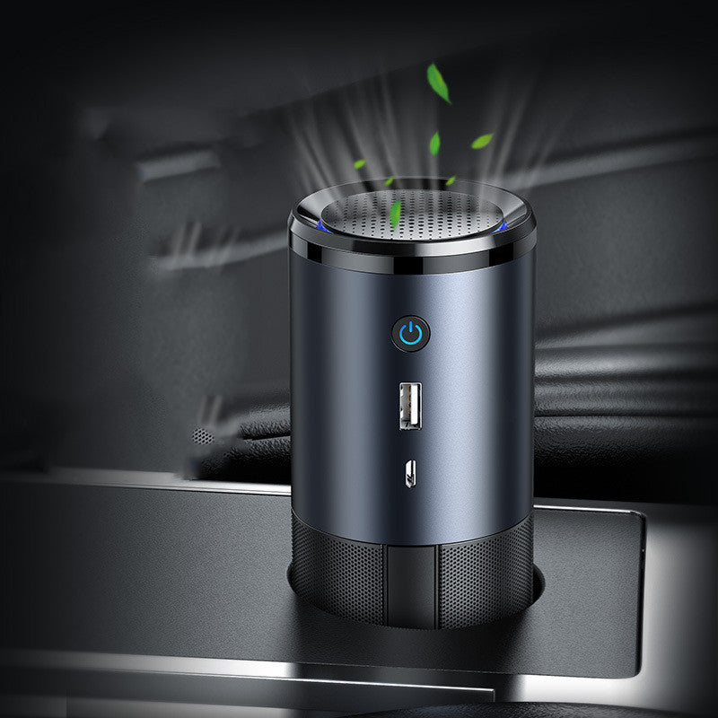 Flag Village Auto Tools Car Air Purifier Ionizer Negative Ion Aluminum Alloy Car Air Freshener Activated Carbon Formaldehyde Auto Air Clean Accessories