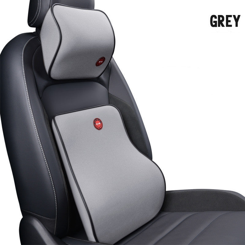 Flag Village Auto Tools Car Headrest Neck Protector Backrest Car Seat Pillow Lumbar Pillow Memory Foam