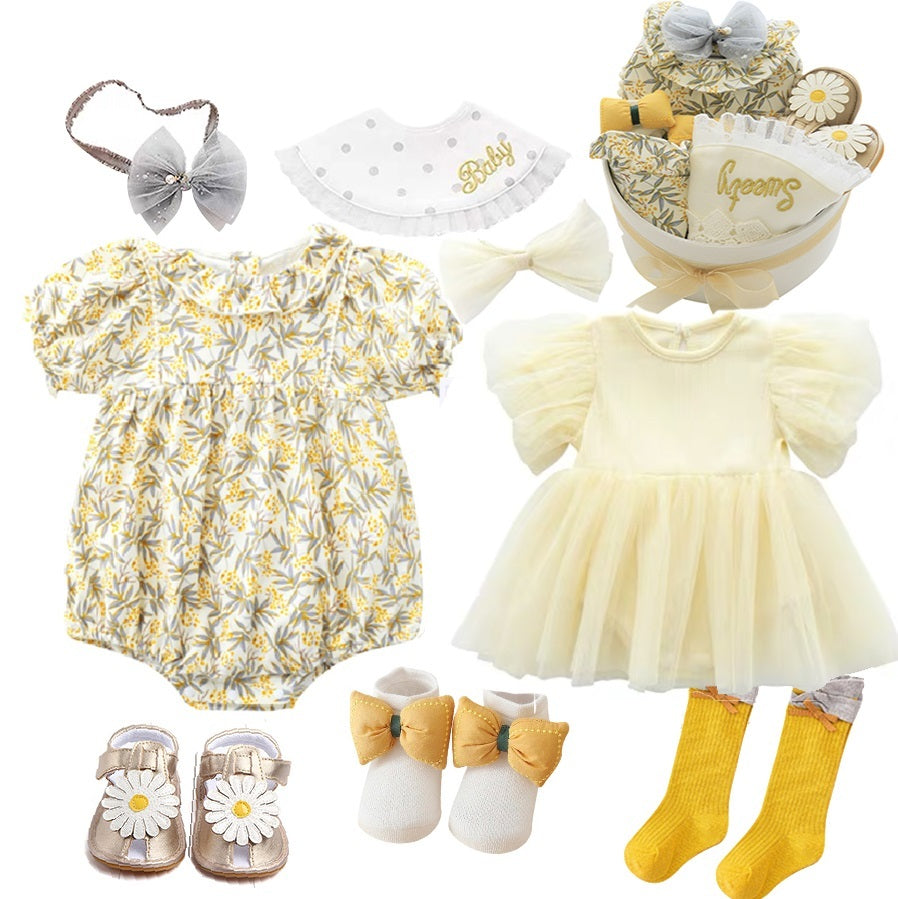 Flag Village Four Seasons Baby Clothes Gift Box Newborn Set