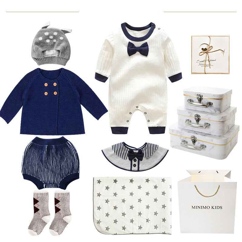 Flag Village Newborn Baby Gift Box Newborn Baby Products Clothes Set
