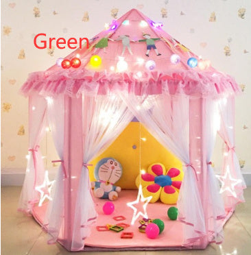 Flag Village Portable Children's Tent for Kids Tent Toys Girls Princess Castle Tipi Infantil Children's House Vigvam Teepee Baby Tent Gifts