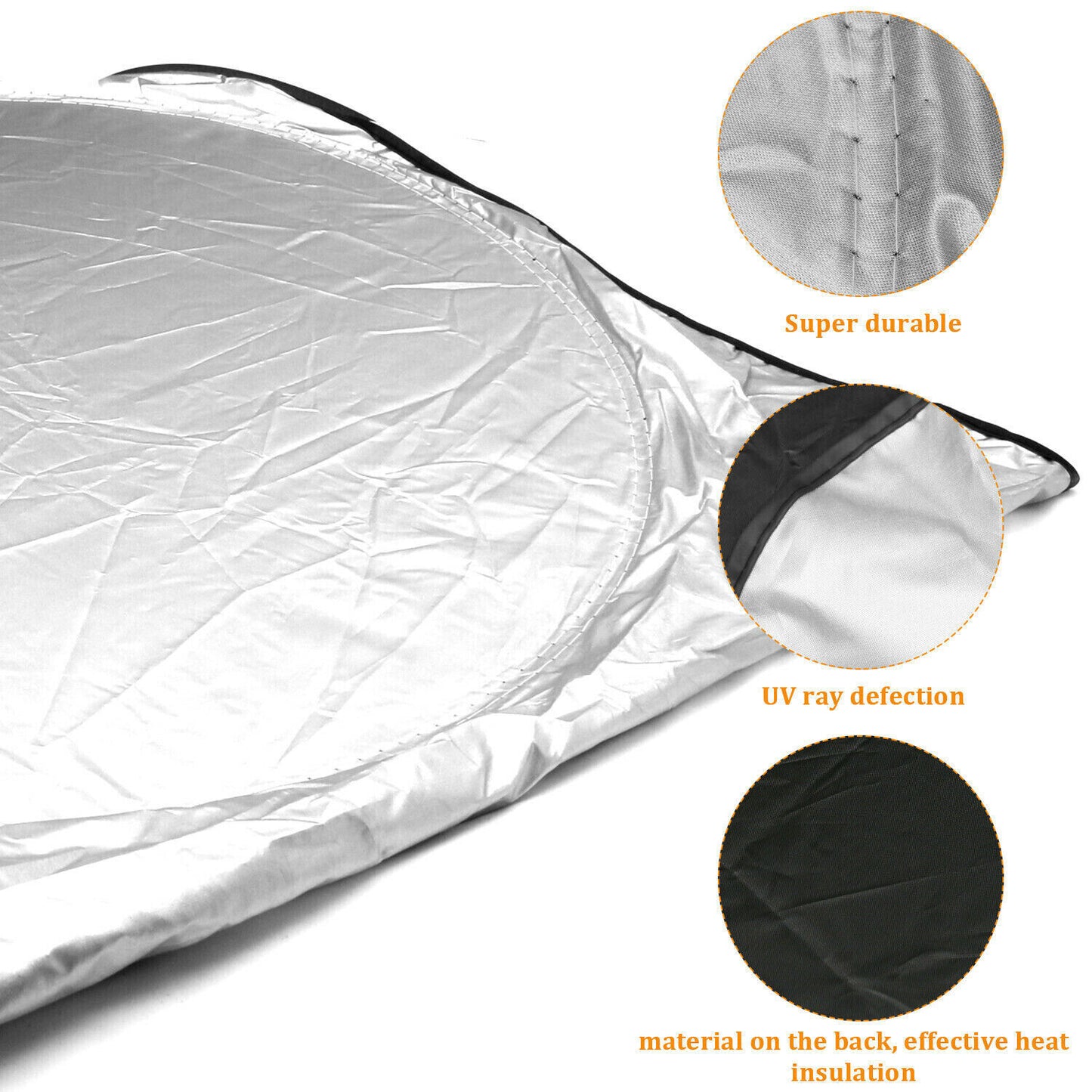 Flag Village Auto Tools Foldable Car Front Rear Window Windshield Sun Shade Shield Cover Visor UV Block
