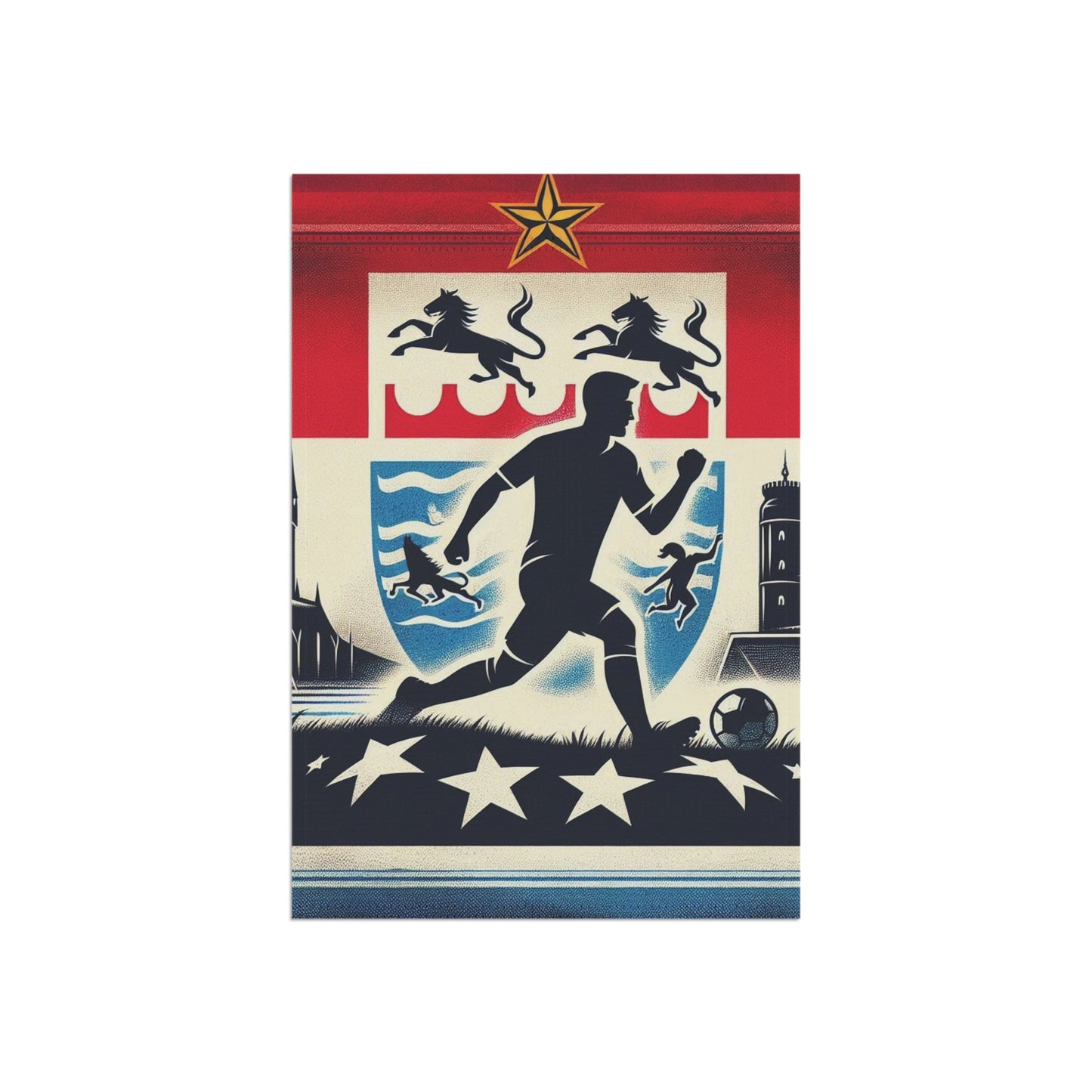 Flag Village Luxembourg Flag Sporting Garden & House Banner LUX0003