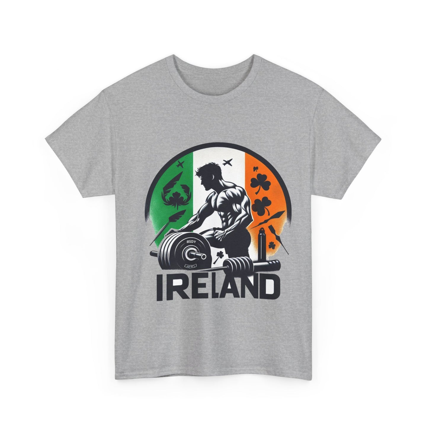 Flag Village Ireland Sporting Flag T-SHIRT Heavy Cotton Tee IRL0001