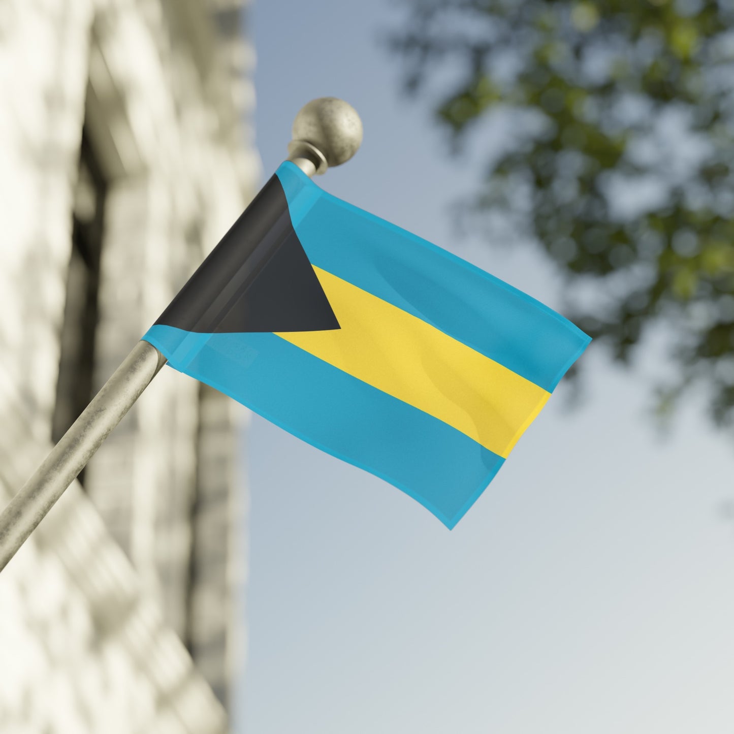 Flag Village Bahamas Flag 18" x 12" / 36" x 24" / 60" x 36"