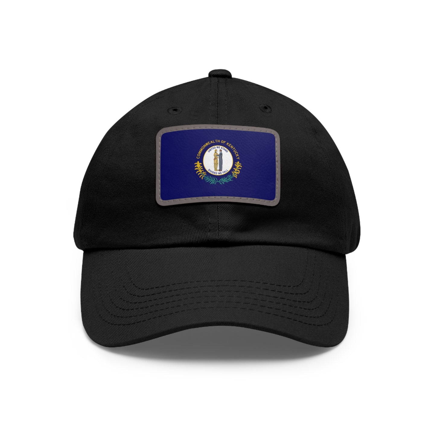 Flag Village USA Kentucky State Flag Hat Cap with Leather Patch