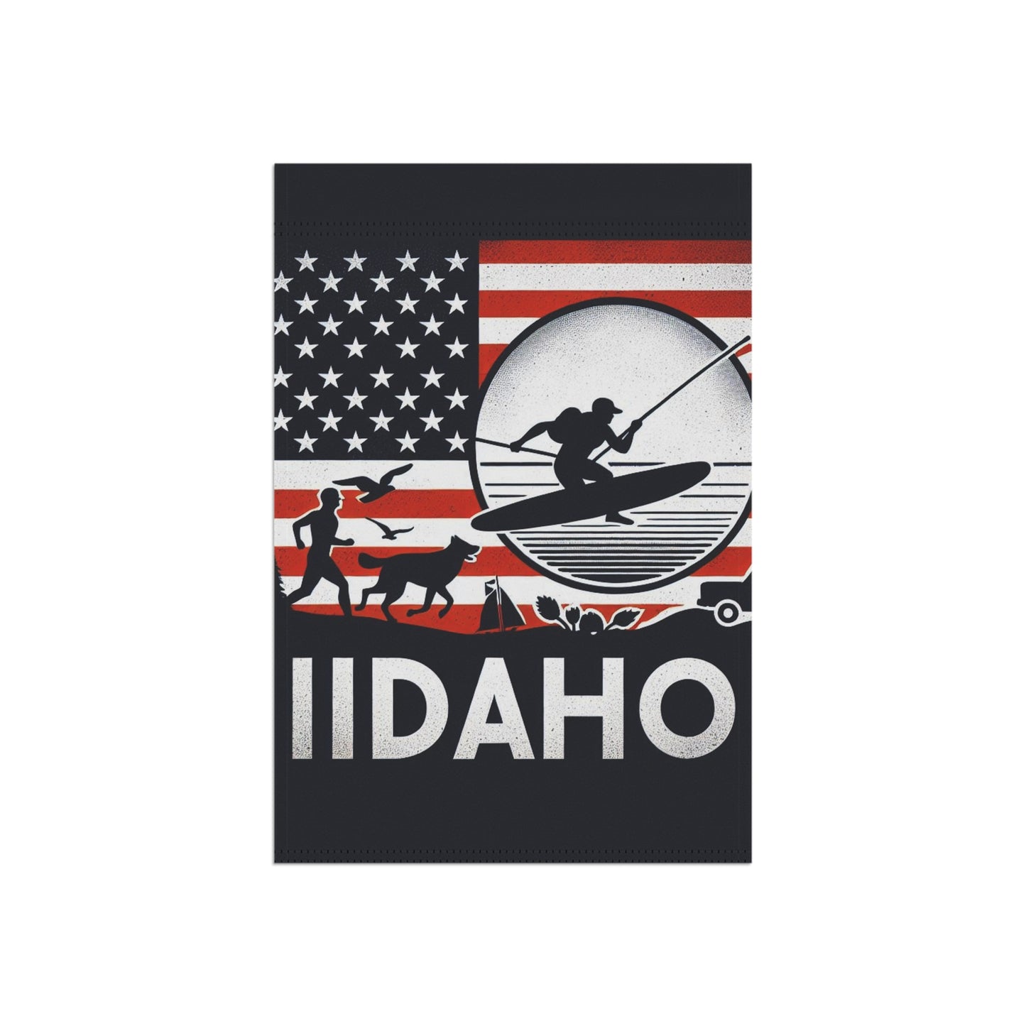 Flag Village Idaho State Flag Sporting Garden & House Banner ID0002