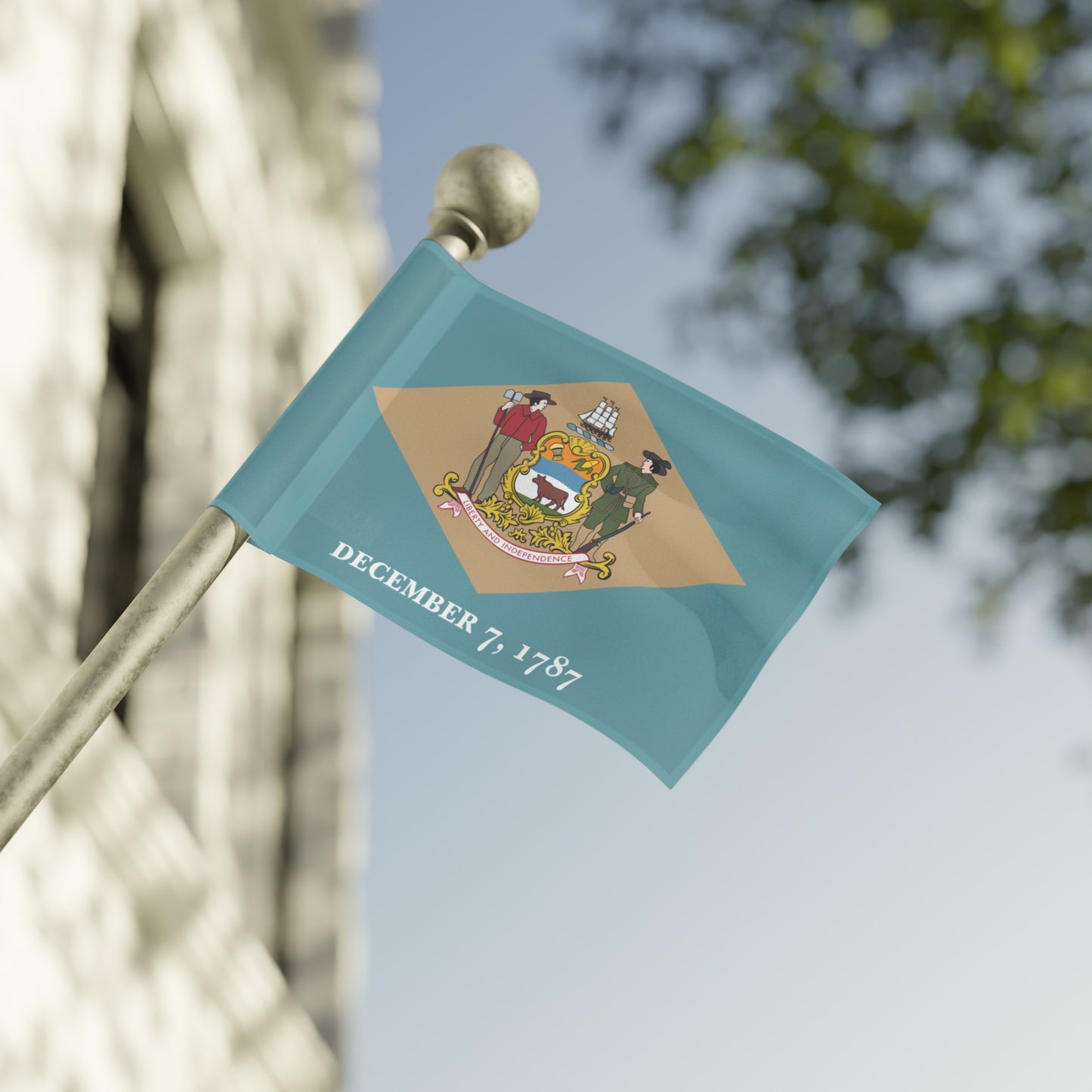 Flag Village USA Delaware State Flag 18" x 12" / 36" x 24" / 60" x 36"