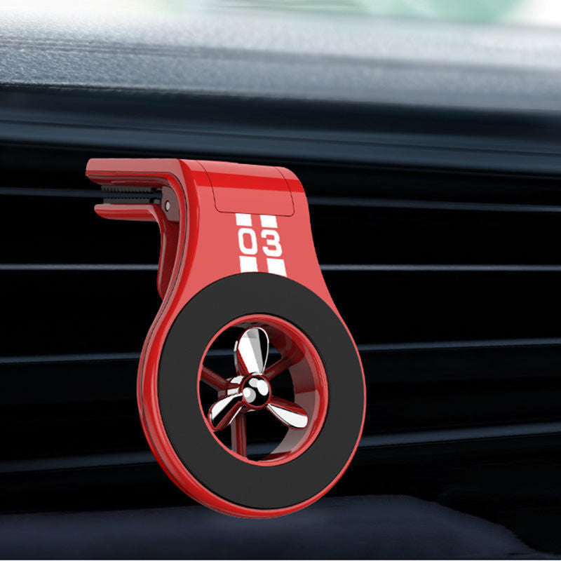Flag Village Auto Tools Perfume Universal Air Vent Paddle Rotation Magnetic Stand Car Phone Holder