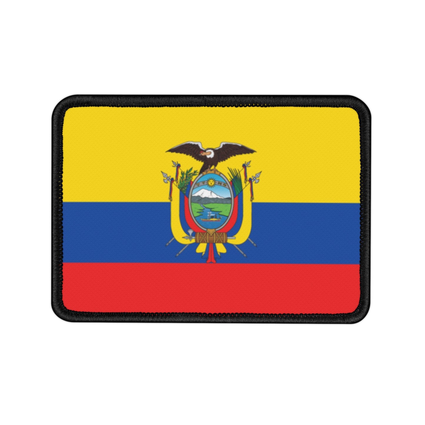 Flag Village Ecuador Flag Embroidery Iron-On Patches